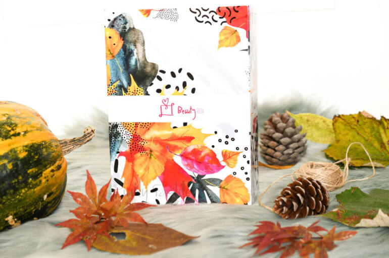 Oktober • Beauty box ujet v jesenske barve